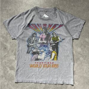1983 Vintage Journey Frontiers World Tour Grey Band T Shirt Size L